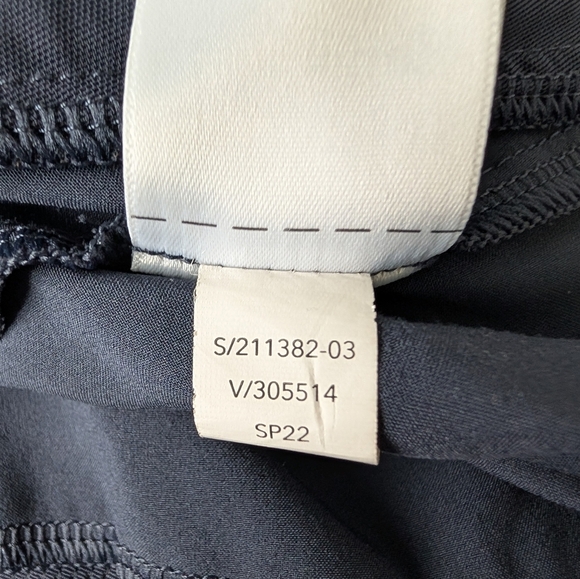 Athleta Skirt Womens 16 Soho Skort Shorts Blue Athletic Stretch Elastic Waist - Picture 9 of 11